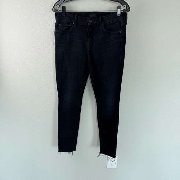 MOTHER The Looker Ankle Fray Skinny Jeans Hey, Good Lookin’ Denim Casual Size 29 - Picture 3 of 14
